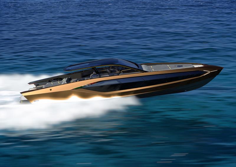 Lamborghini yacht built at Tecnomar